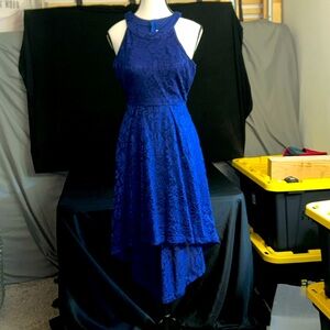 royal blue kids dress